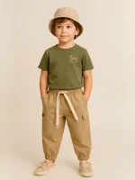 شلوار خاکی پسرانه نونای